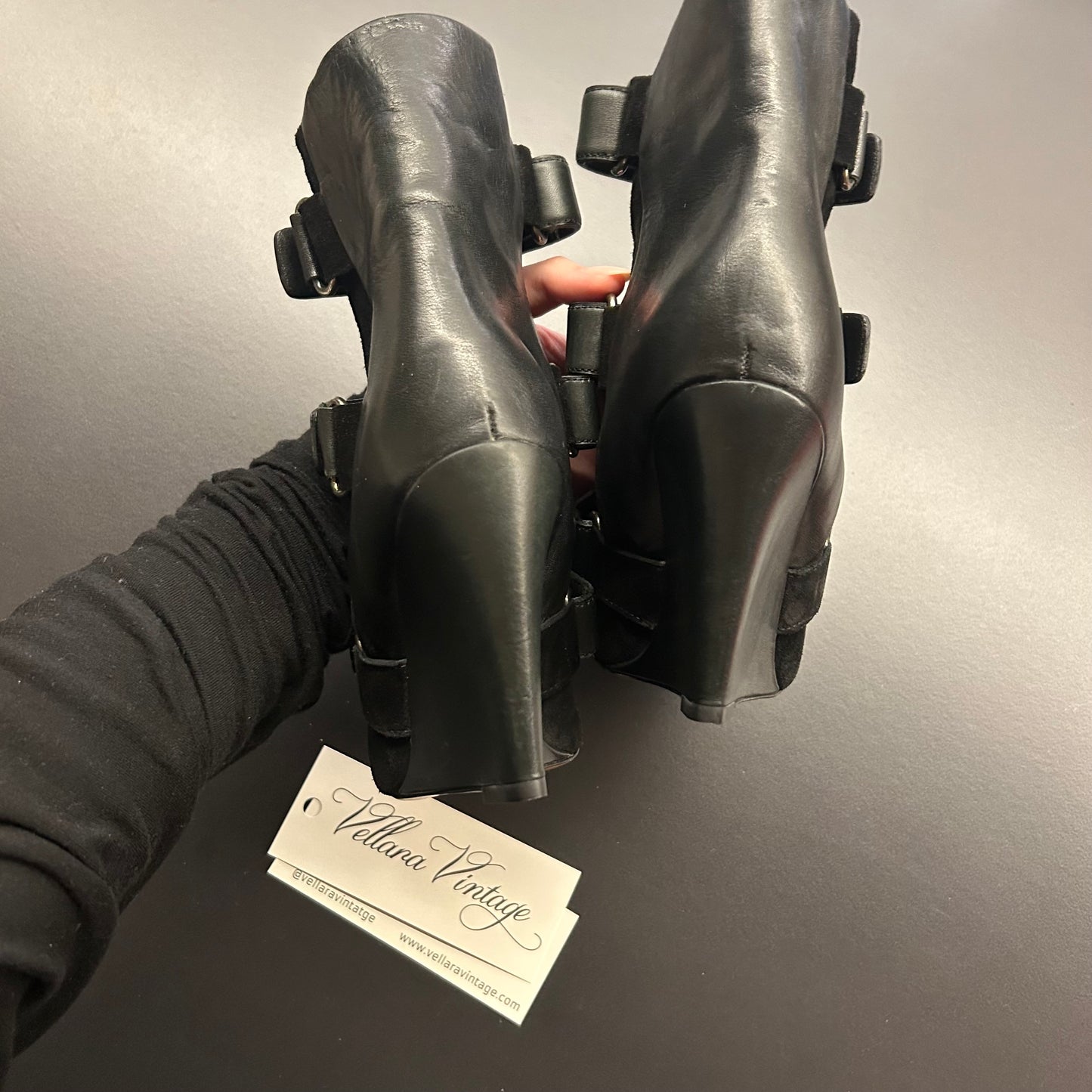 Isabel Marant Scarlet Pony hair Wedge Boots