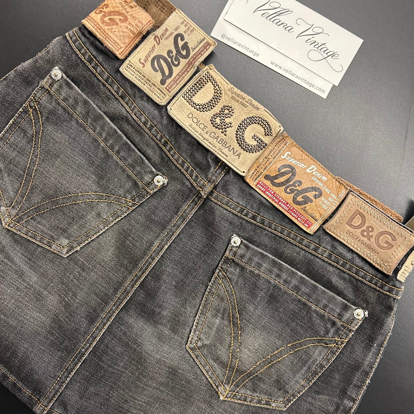 Dolce and Gabbana D&G Patch Sets - Skirt and Corset