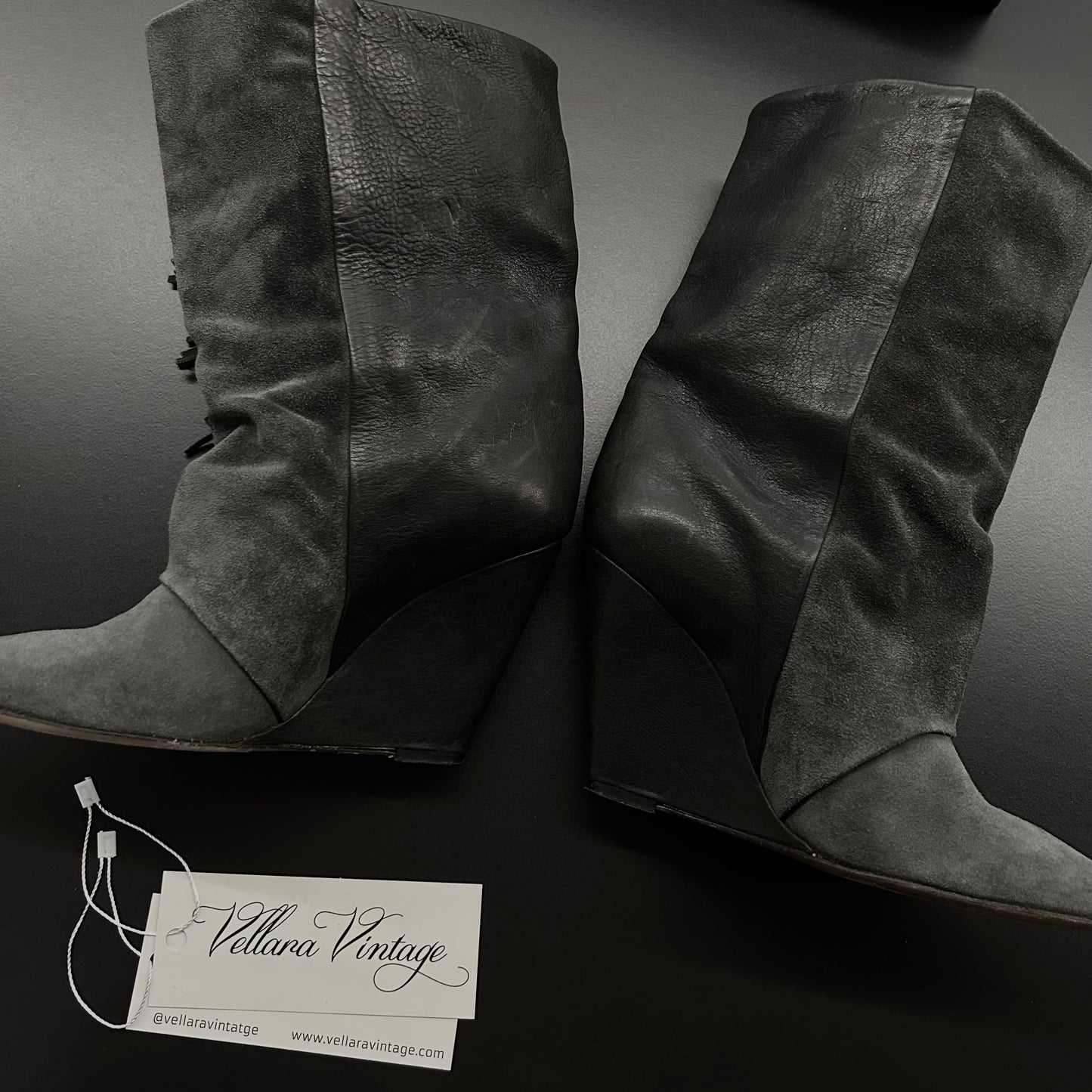 Isabel Marant Fringe Wedge Boots