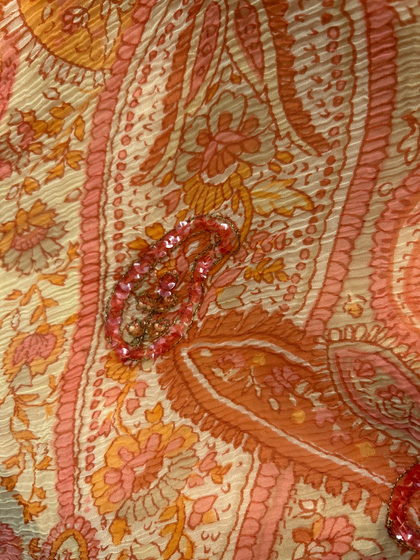 Paisley Beaded Skirt