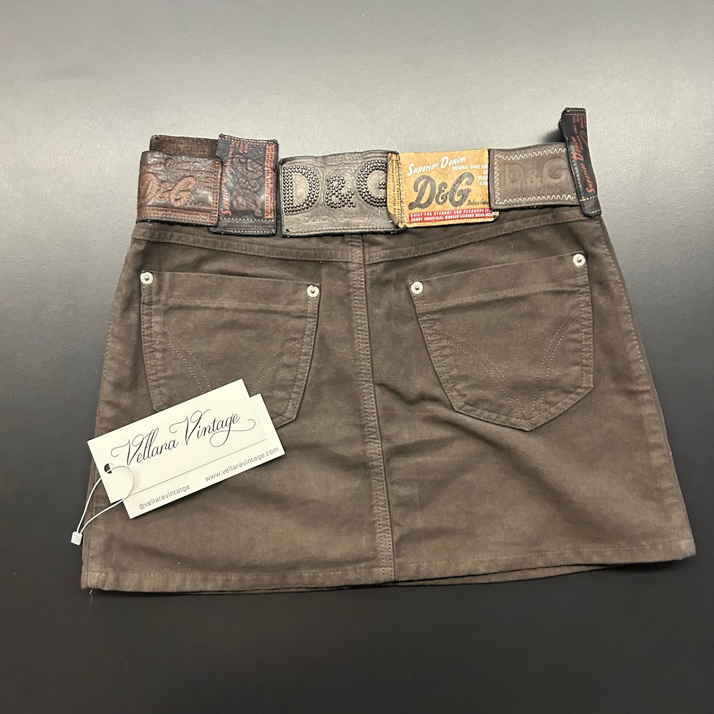 Dolce and Gabbana D&G Patch Sets - Skirt and Corset
