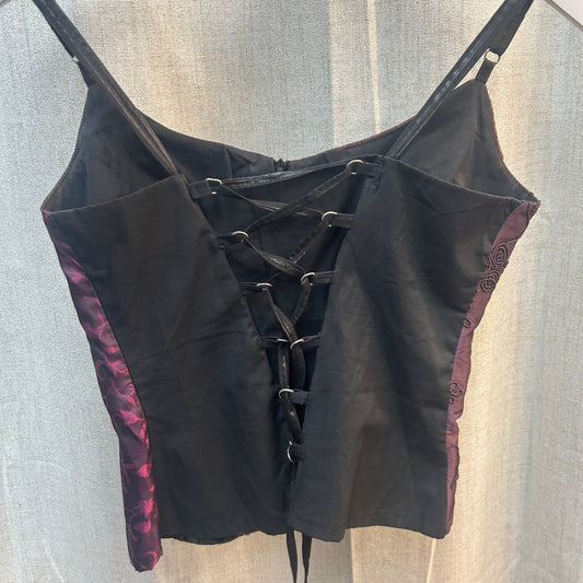 Des Filles Velvet Fairy Corset Tank Top