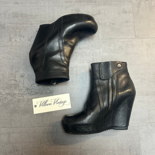 Rick Owens Wedge Boots