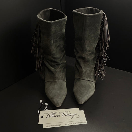 Isabel Marant Fringe Wedge Boots