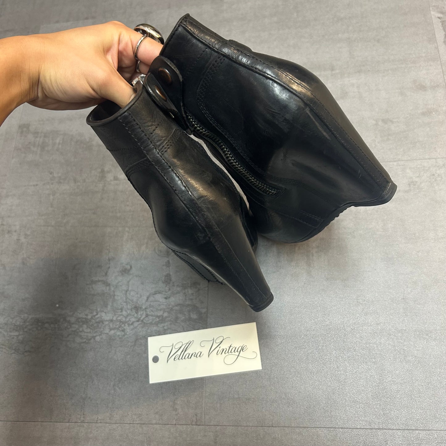 Rick Owens Wedge Boots