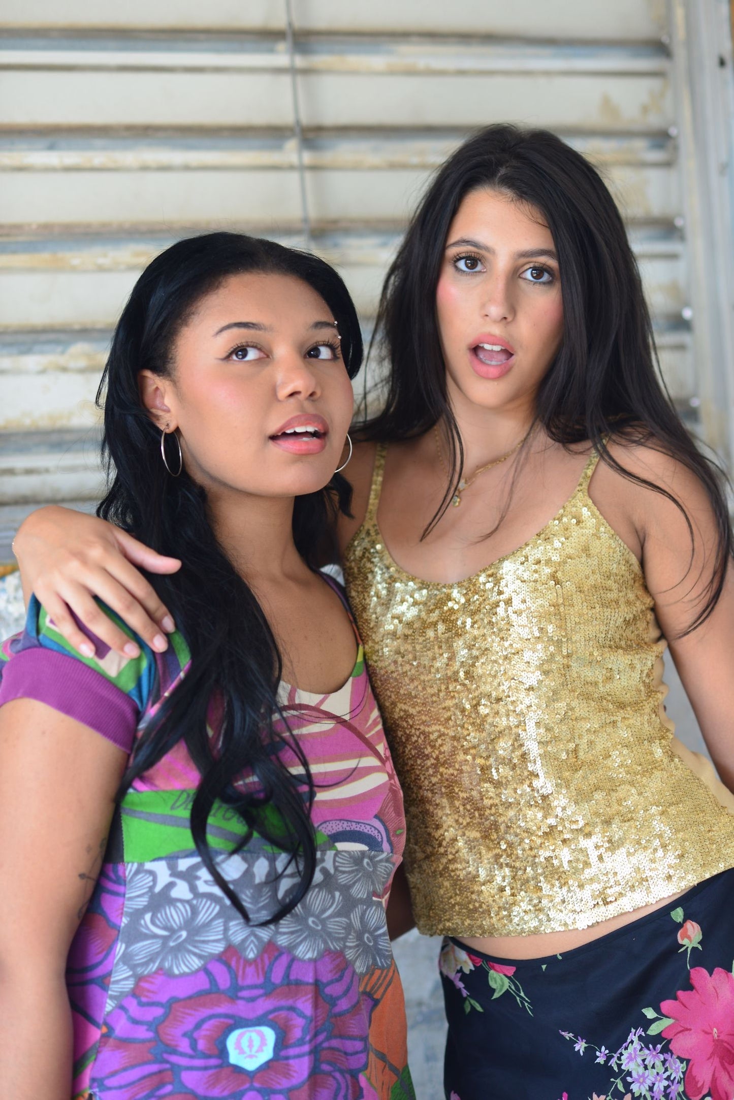 Gold Sequin Tank Top