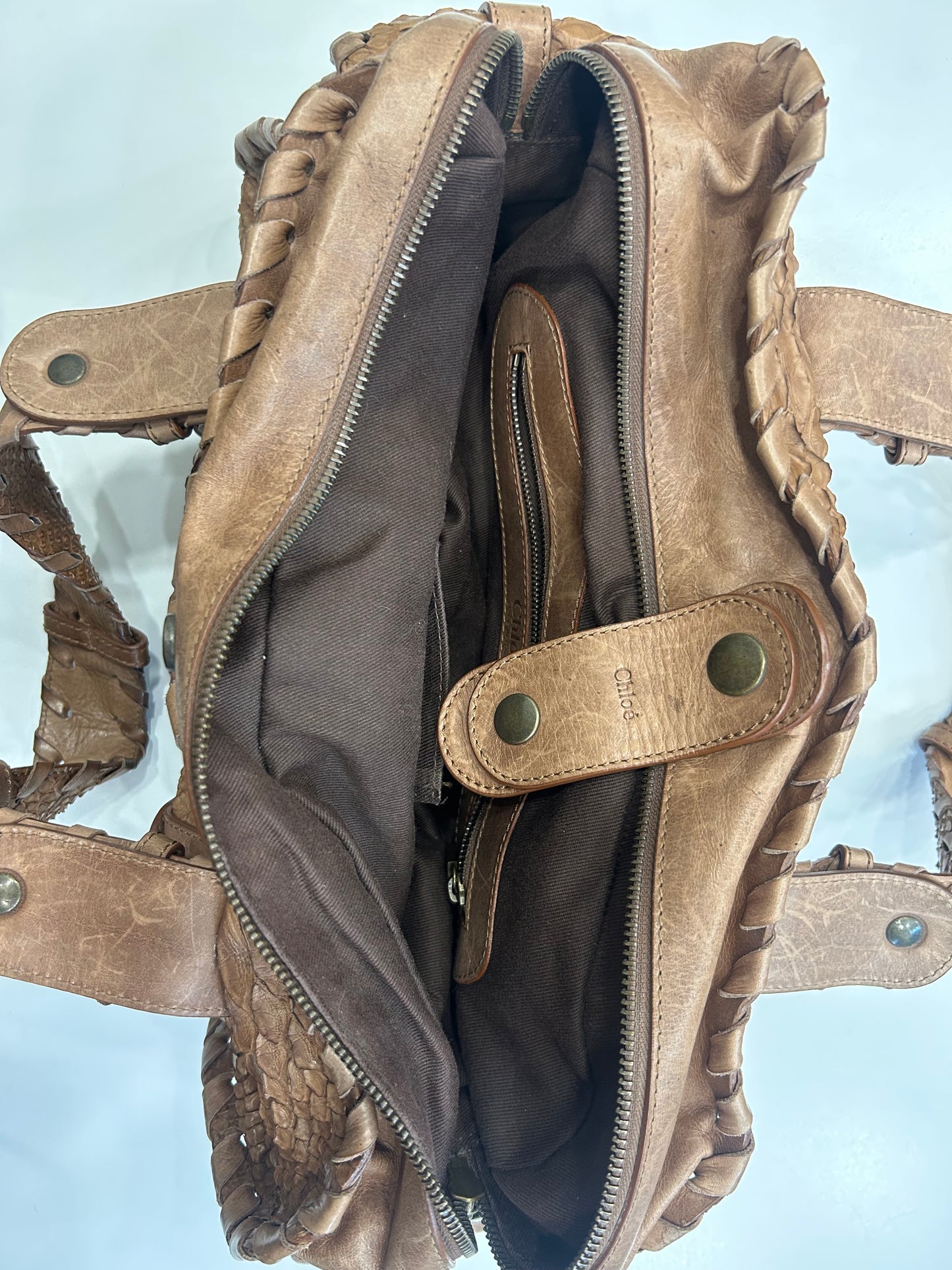 Chloe Silverado Snakeskin Bag