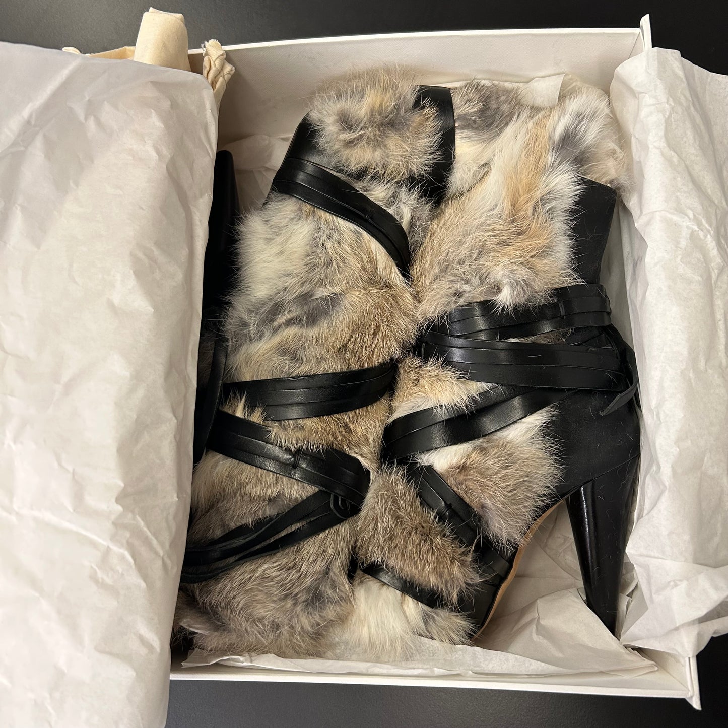 Isabel Marant Pietra Rabbit Fur Boots