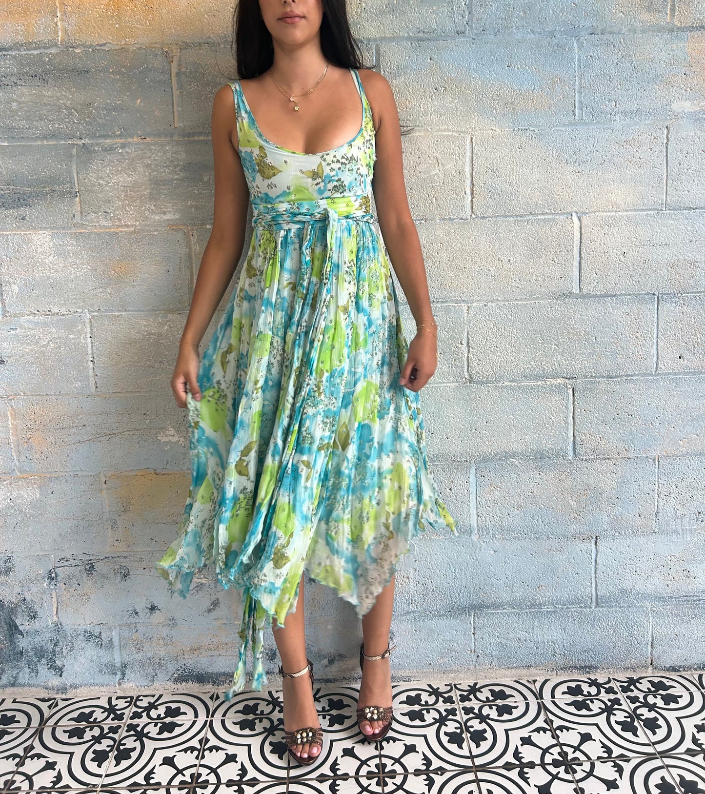Silk Babydoll Dress