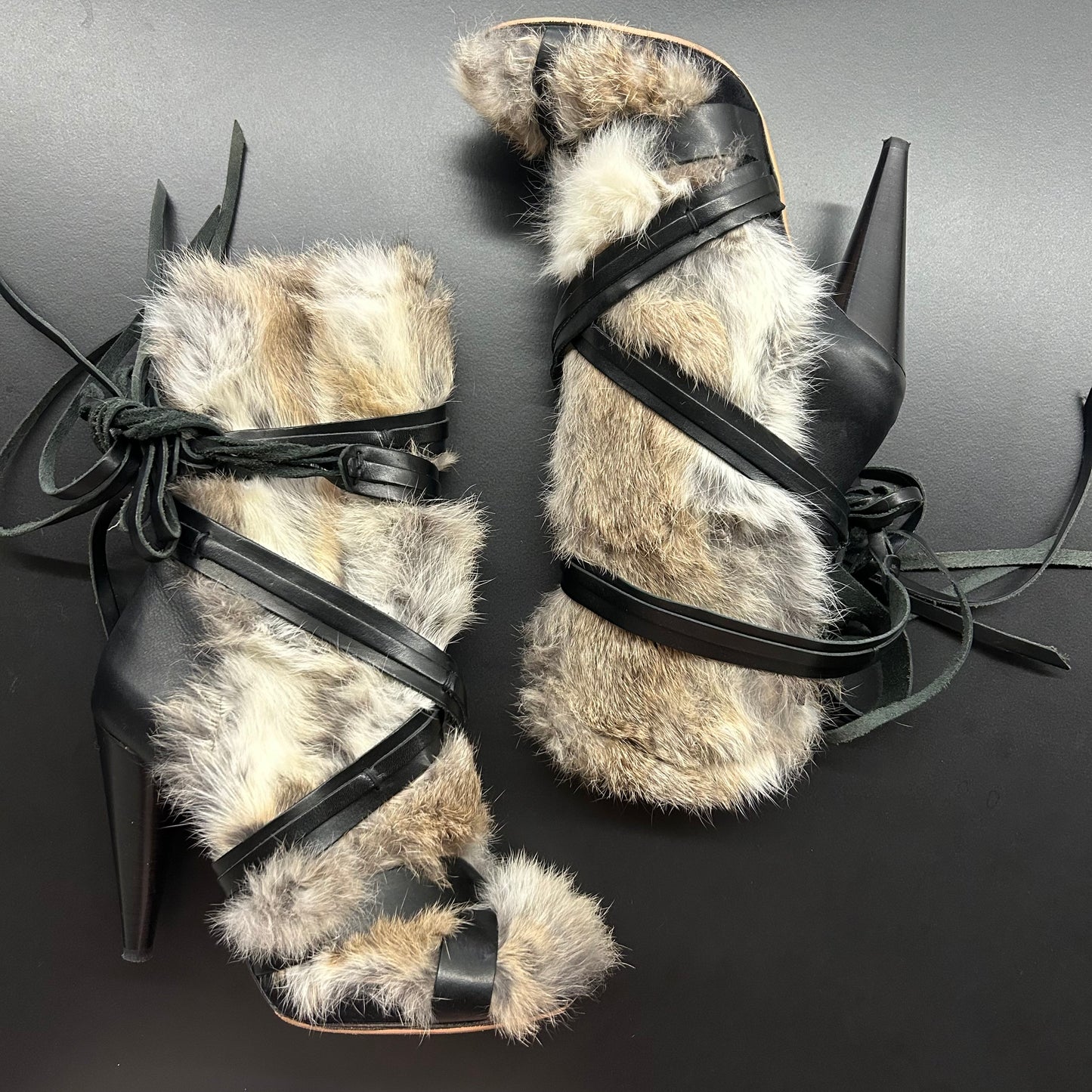 Isabel Marant Pietra Rabbit Fur Boots