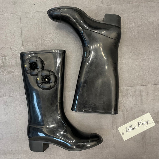 Chanel Rainboots