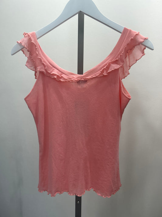 Pink Micromesh Top