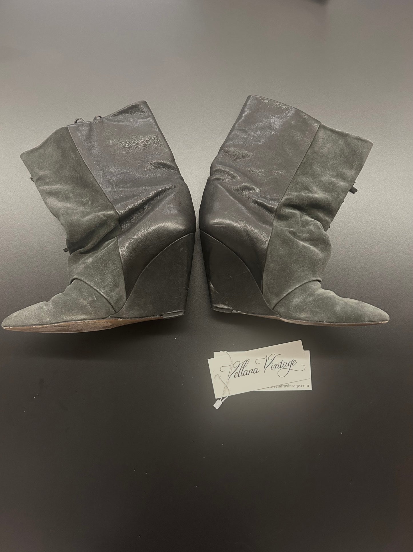Isabel Marant Fringe Wedge Boots