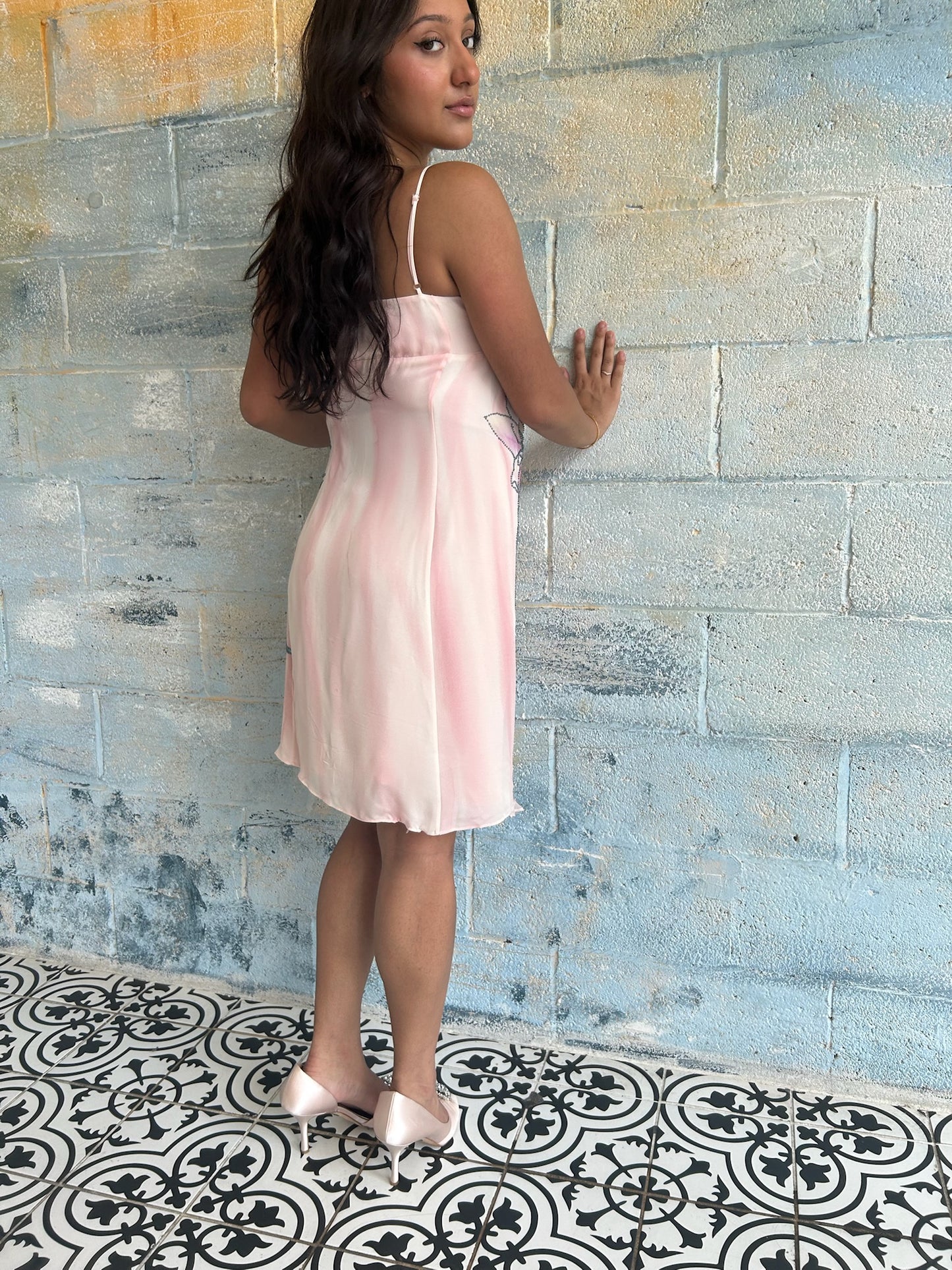 Silk Halter Dress