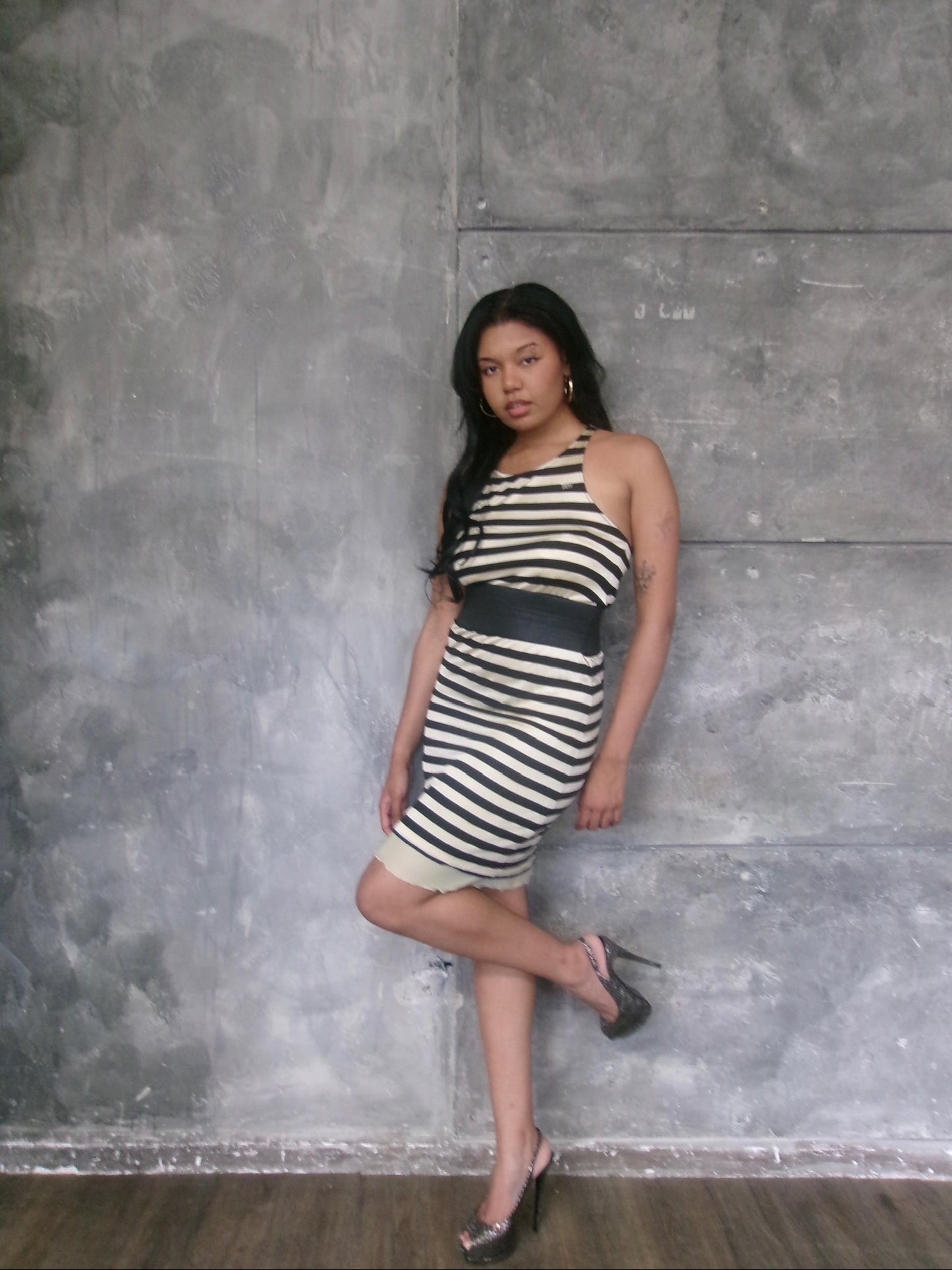 Striped Miss Sixty Dress