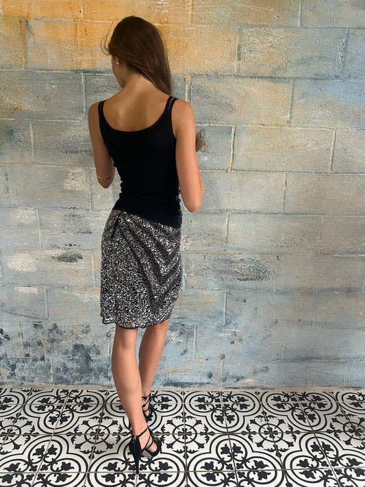 Beaded Midi Skirt