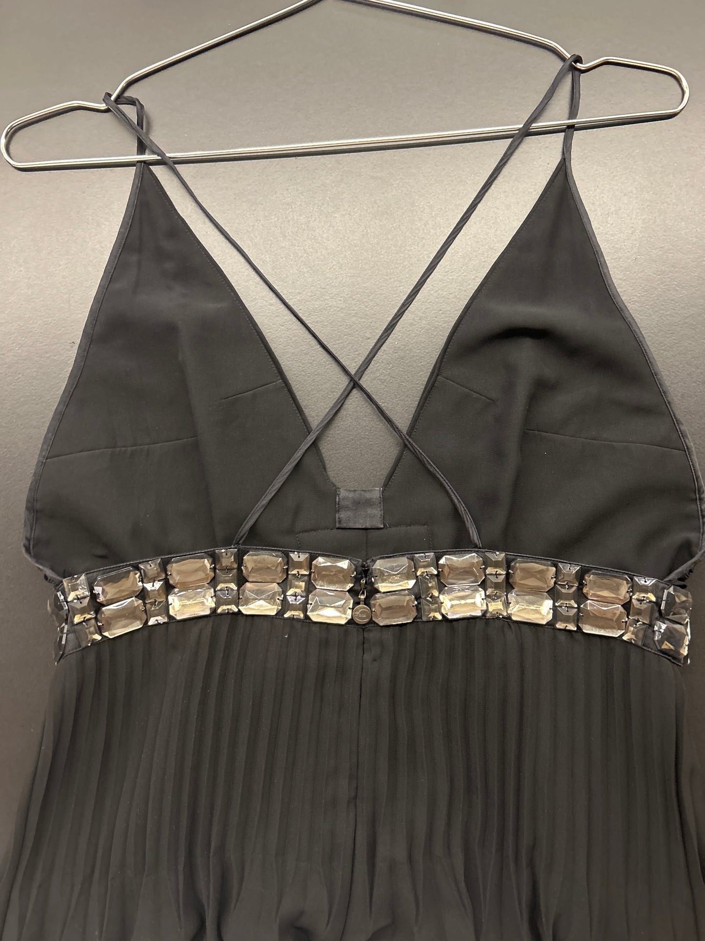 Cavalli Pleated Jewel Dress