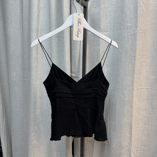 Christian Dior Black V-Neck Tank Top