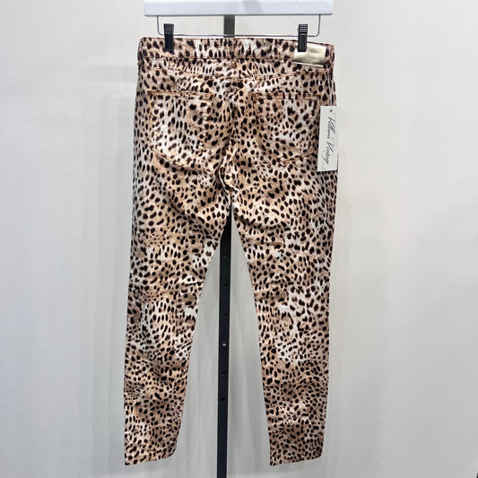 Cavalli Leopard Print Skinny Jeans