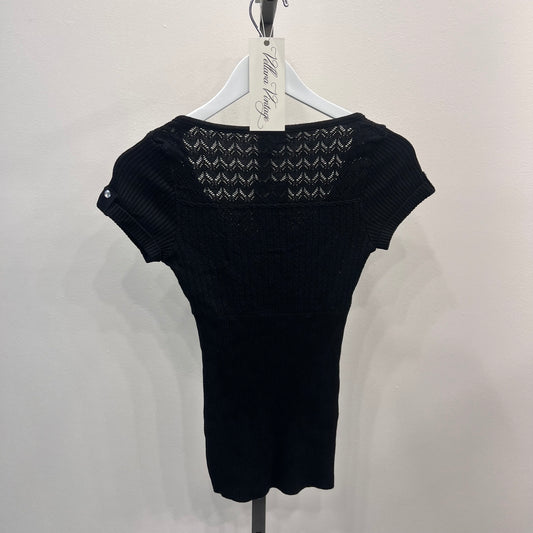 Bebe Knit Button Down Top