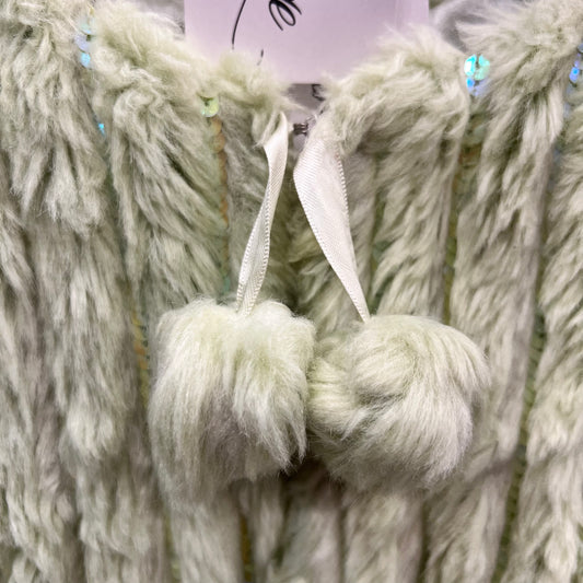 Faux Fur Cropped Cardigan