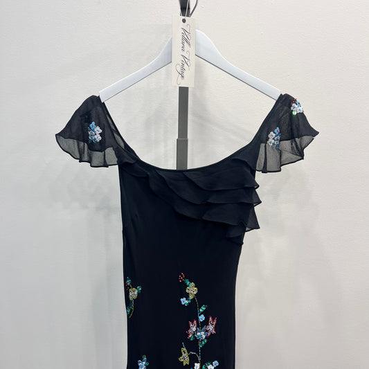 Sue Wong Beaded Maxi Dress