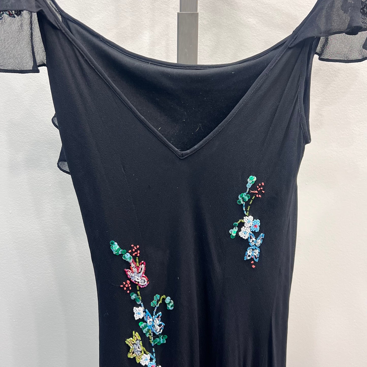 Sue Wong Beaded Maxi Dress