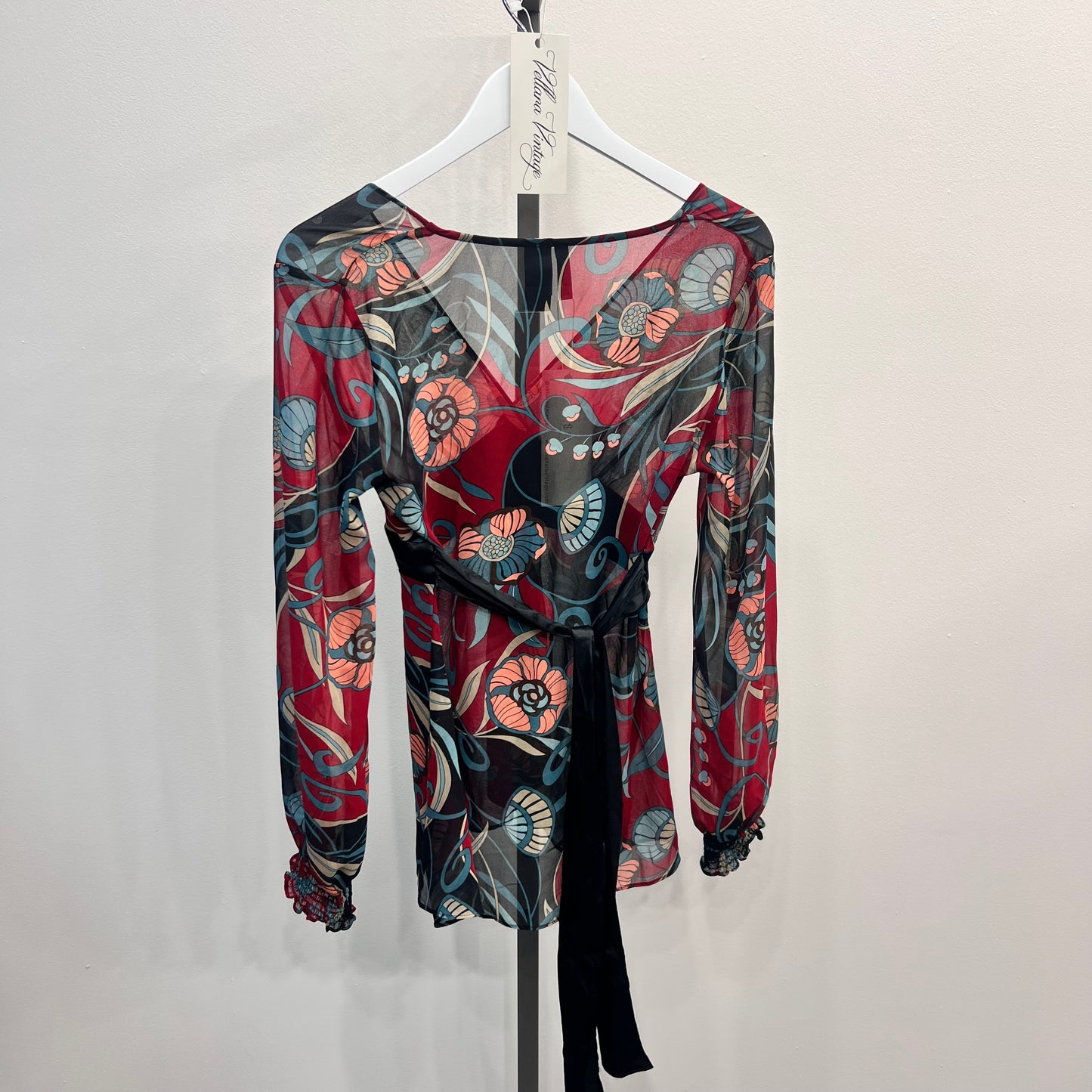 Long Sleeve Tie-back Top