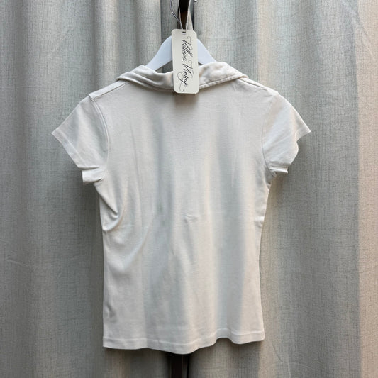 White Polo Top