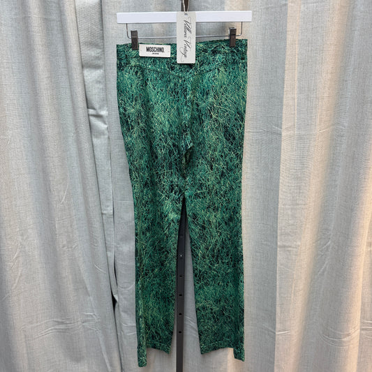 Moschino Grass Print Pants
