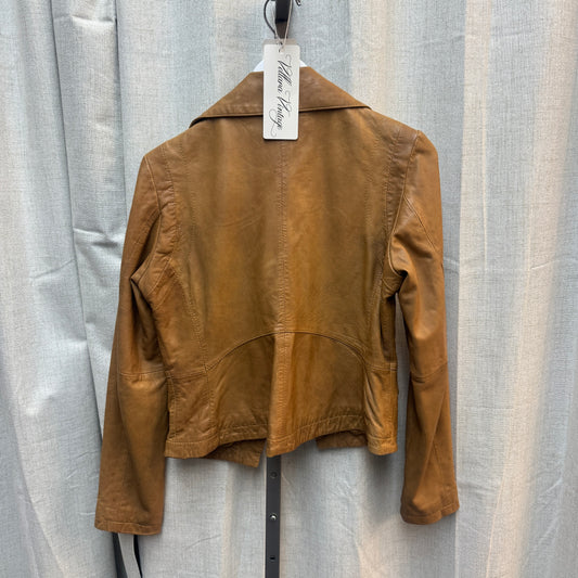 Camel Tan Leather Jacket