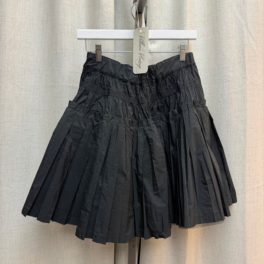 Patrizia Pepe Black Gathered Tutu Mini Skirt