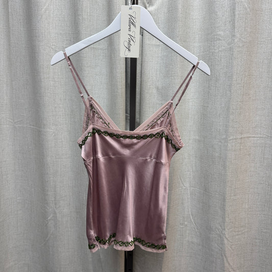 Dusty Rose Silk Beaded Cami