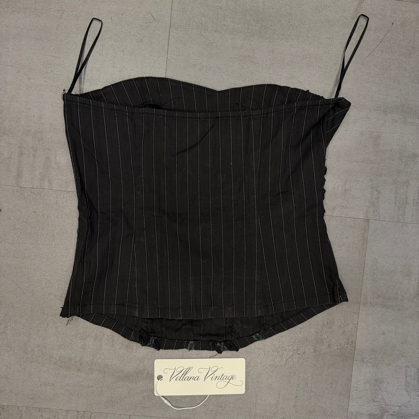Y2K Striped Tube Top