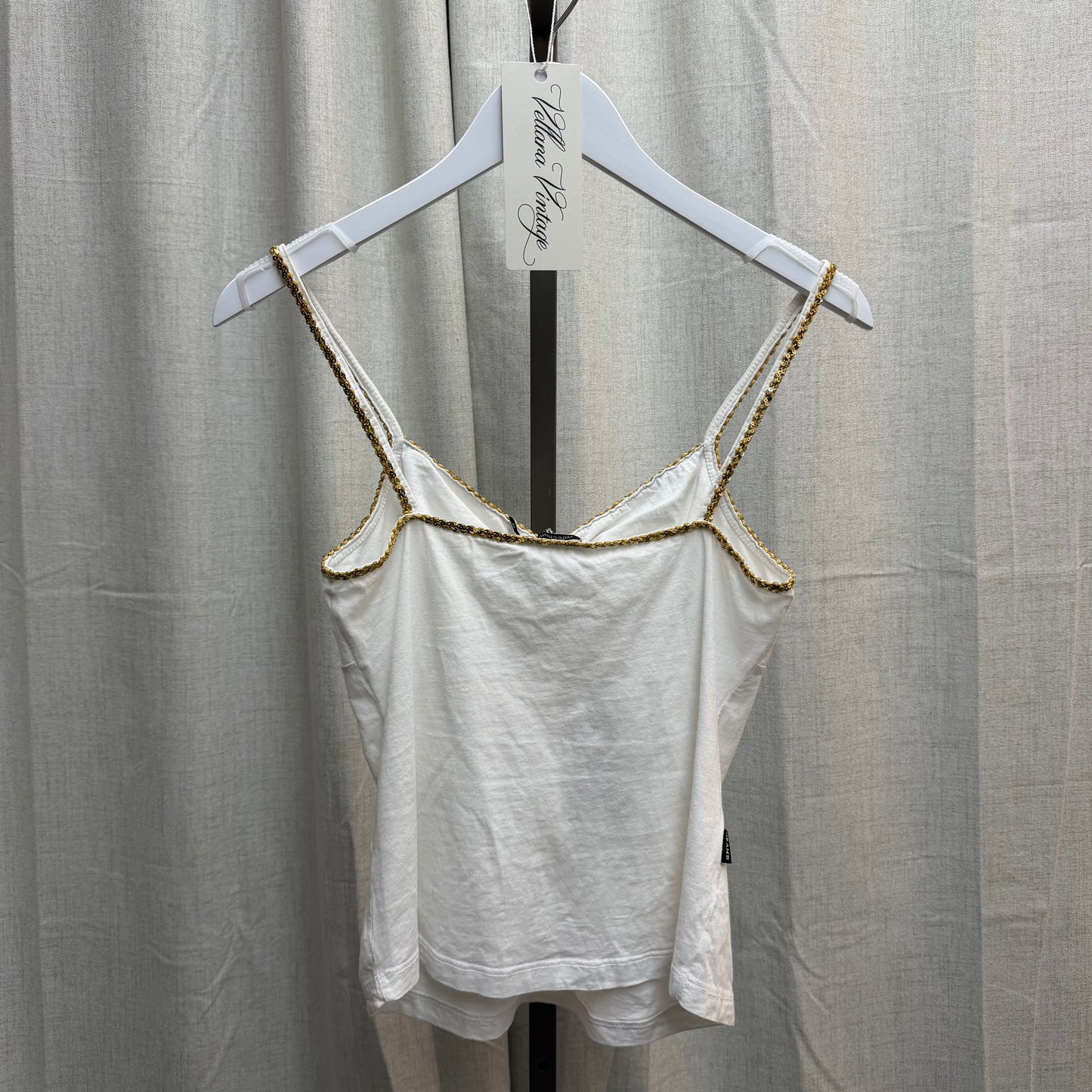 Moschino Jeans White Heart Tank