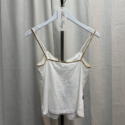 Moschino Jeans White Heart Tank