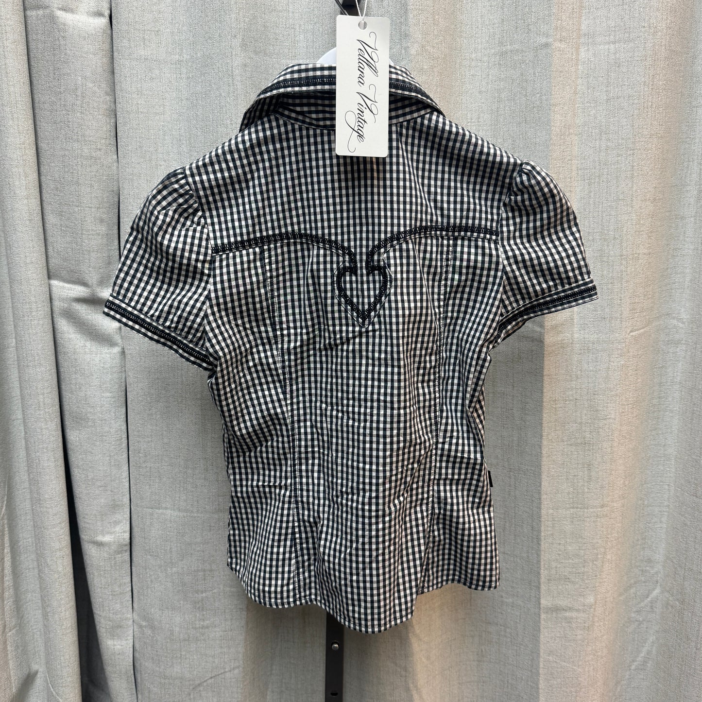 Moschino Jeans Western-Style Gingham Button-up