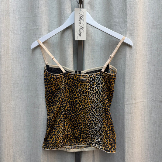 D&G Underwear Cheetah Print Bustier