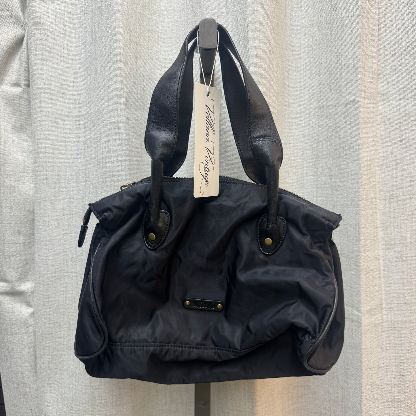 Moschino Black Nylon Cargo Purse