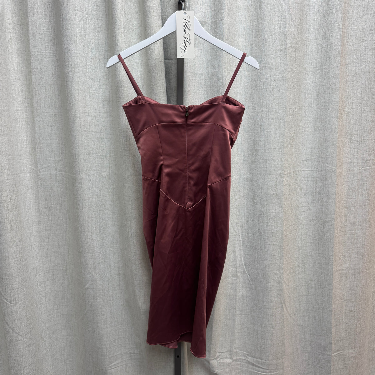 Just Cavalli Mauve Ruched Bodycon Knee-Length Dress