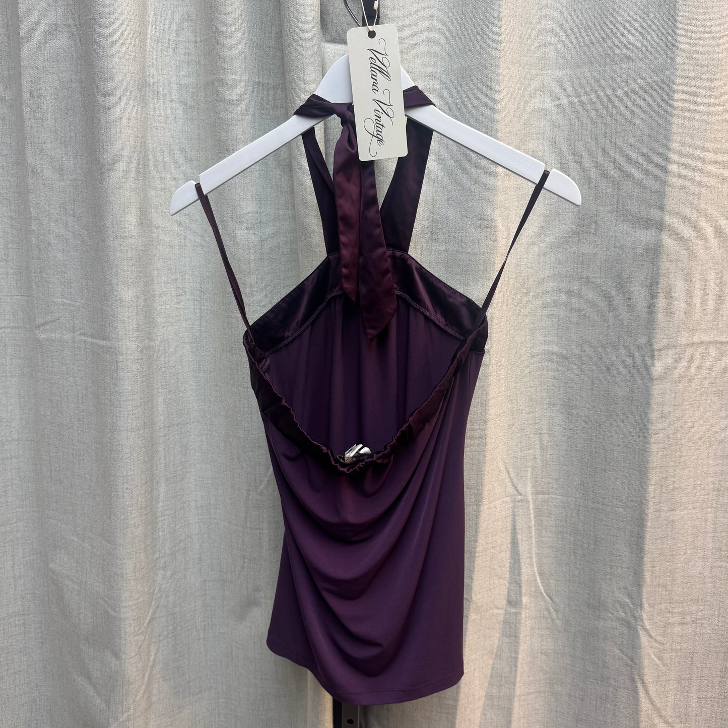 Purple Halter Neck Top