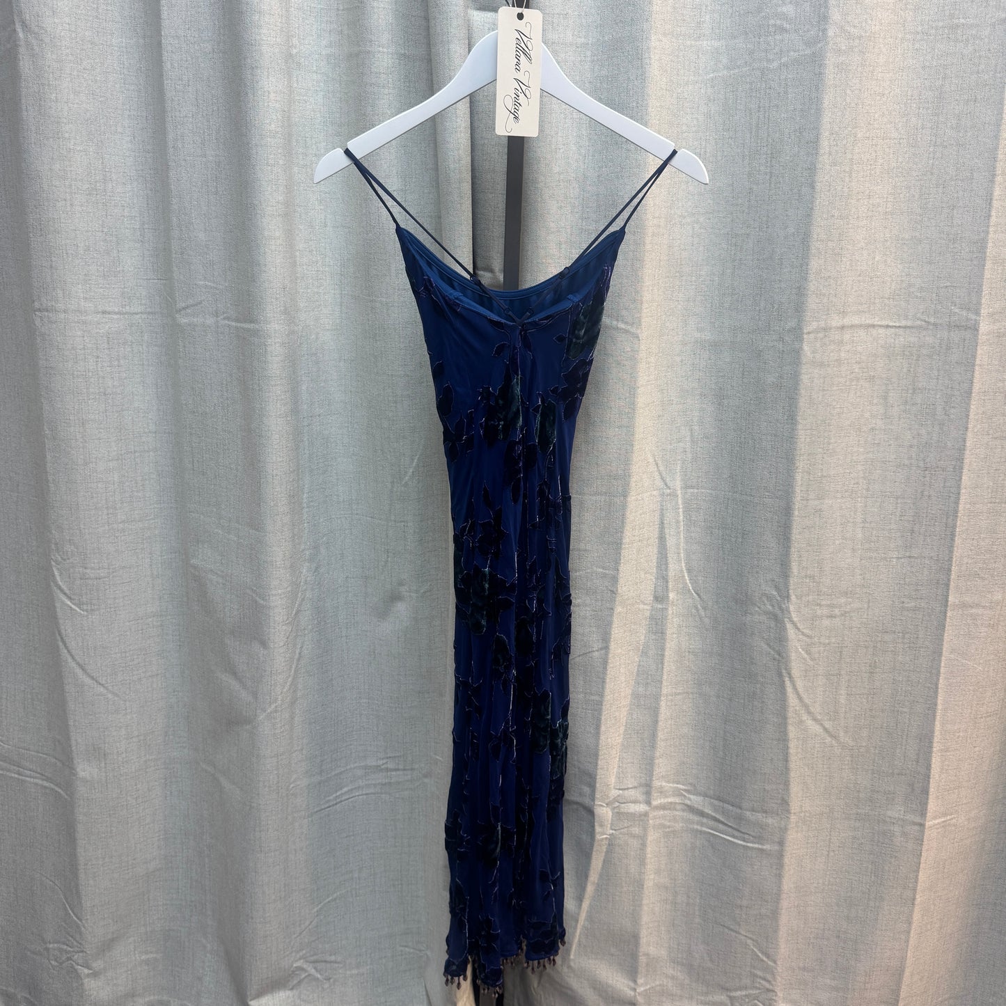Betsey Johnson Velvet Floral Midi Dress