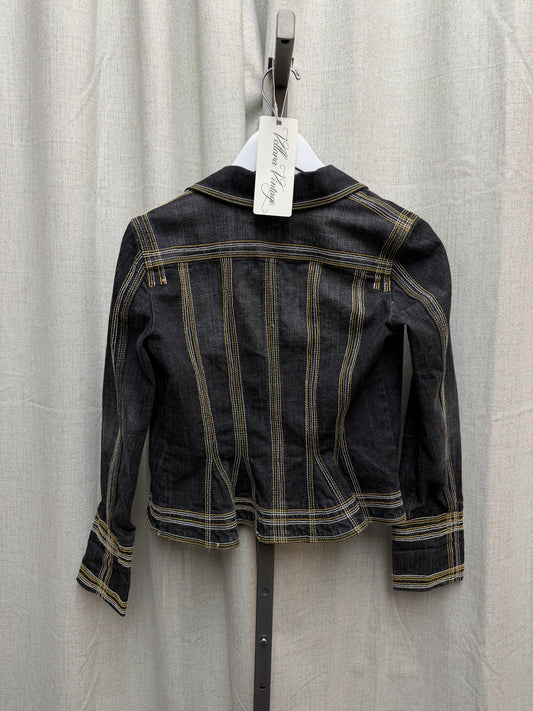 Bebe Dark Wash Denim Jacket