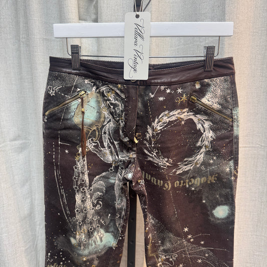Roberto Cavalli F/W 2003 Astrology Print Jeans