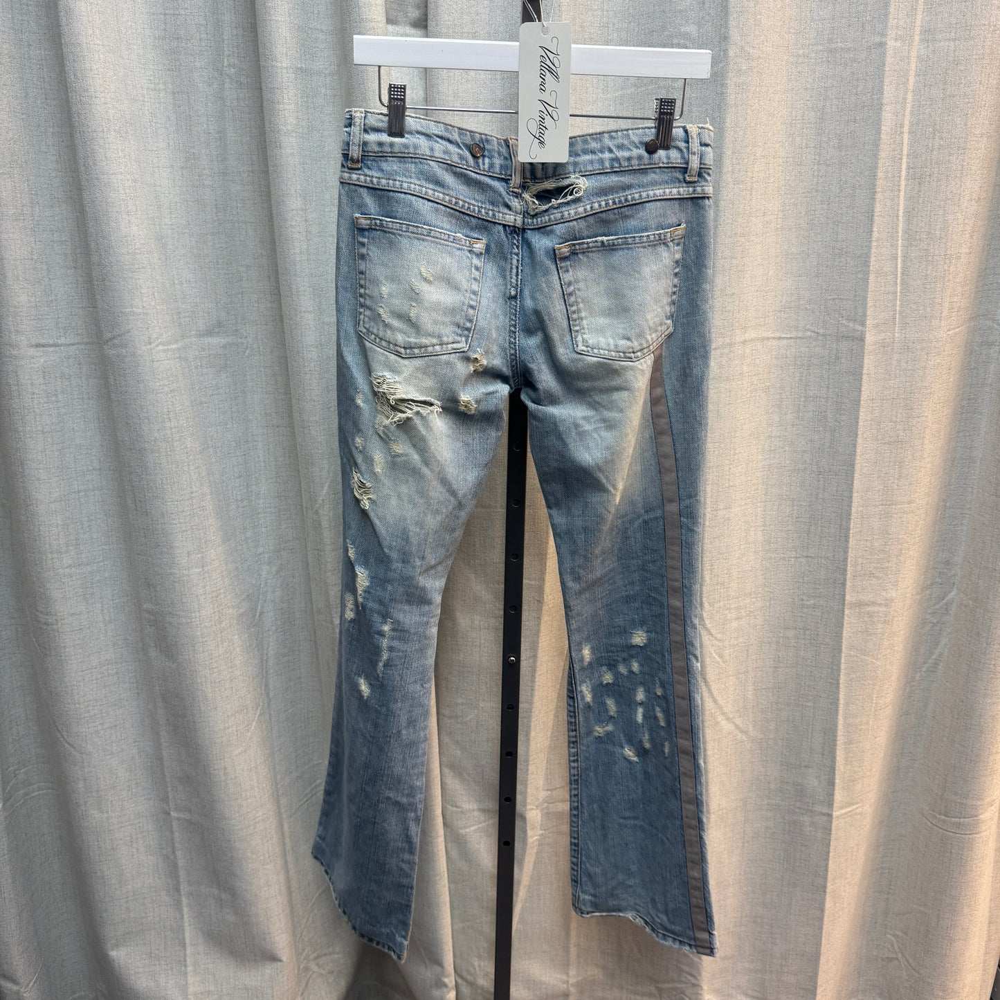 Cavalli Studded and Distressed Jeans