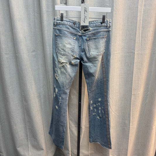Cavalli Studded and Distressed Jeans