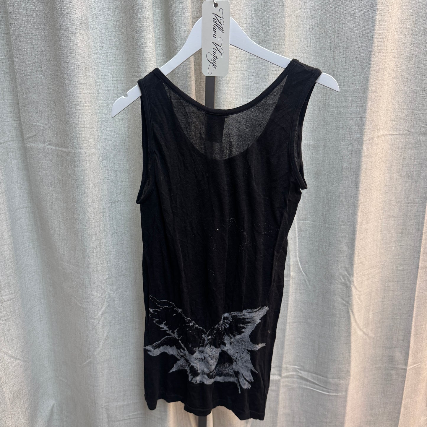 Ann Demeulemeester Graphic Avant Garde Printed Tank Top