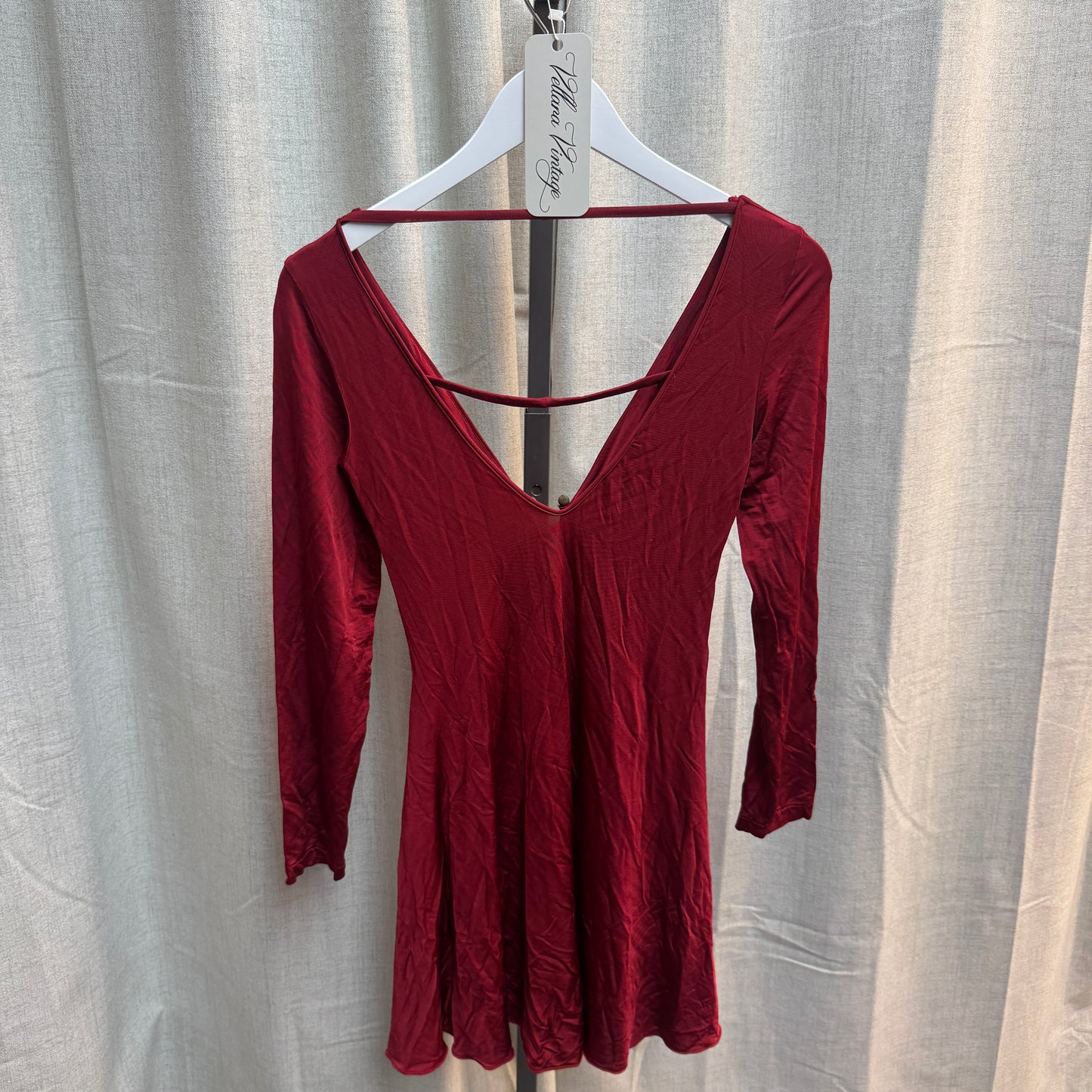 Just Cavalli Red Jersey Mini Dress