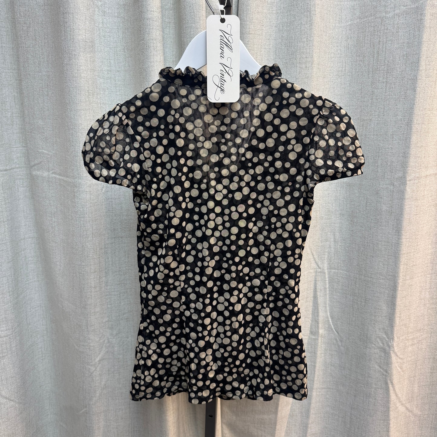 Polka Dot Button Up Blouse