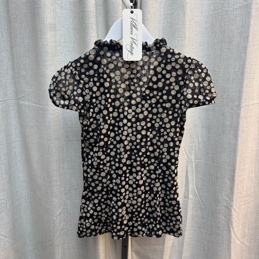 Polka Dot Button Up Blouse